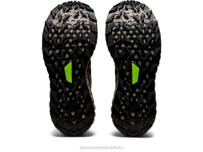 Asics trabuco max män D6D0929 svart/körsbärstomat