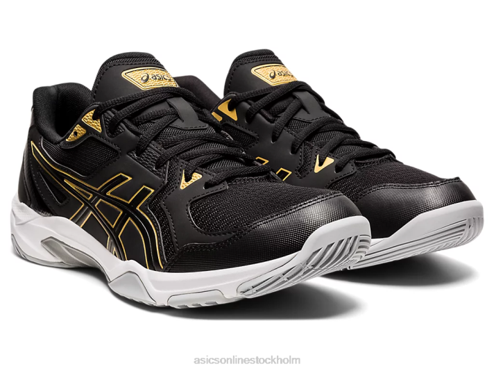 Asics gel-rocket 10 män D6D01888 svart/rent guld