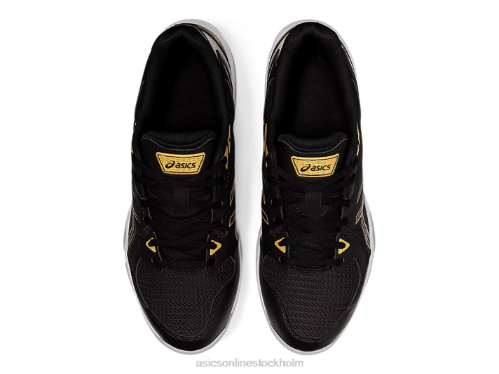 Asics gel-rocket 10 män D6D01888 svart/rent guld