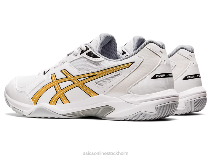 Asics gel-rocket 10 män D6D01890 vitt/rent guld