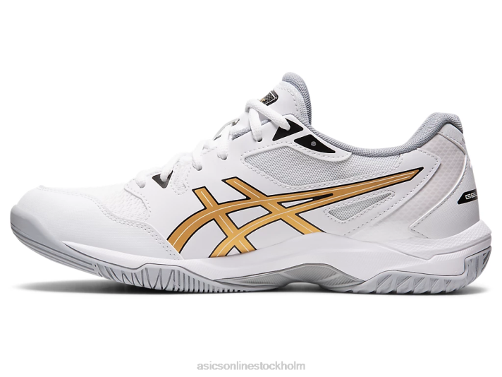 Asics gel-rocket 10 män D6D01890 vitt/rent guld