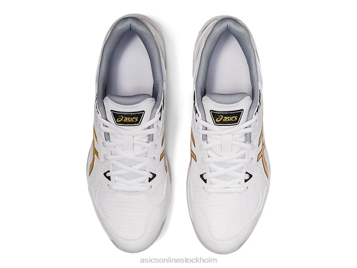 Asics gel-rocket 10 män D6D01890 vitt/rent guld