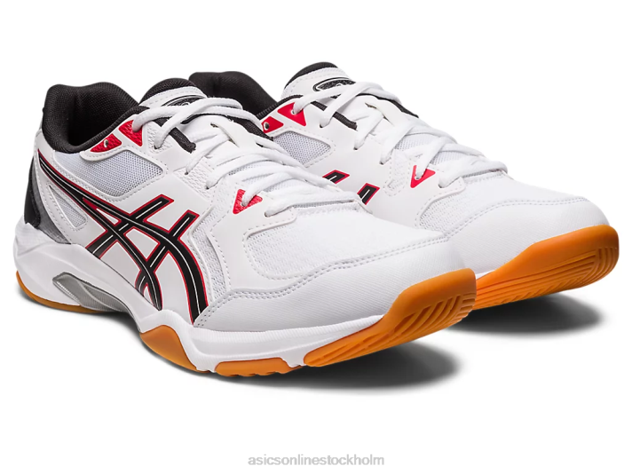 Asics gel-rocket 10 män D6D031 vit/klassisk röd