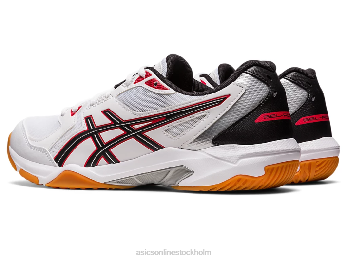Asics gel-rocket 10 män D6D031 vit/klassisk röd