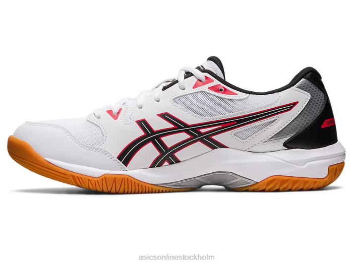 Asics gel-rocket 10 män D6D031 vit/klassisk röd