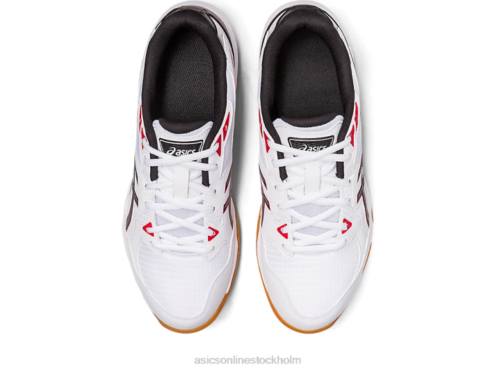 Asics gel-rocket 10 män D6D031 vit/klassisk röd