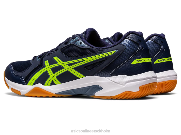 Asics gel-rocket 10 män D6D0407 midnatt/hazard green
