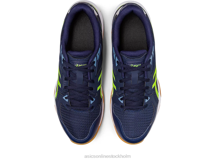 Asics gel-rocket 10 män D6D0407 midnatt/hazard green