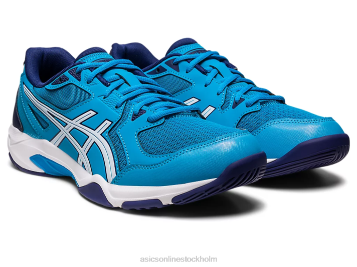 Asics gel-rocket 10 män D6D0461 ö blå/vit