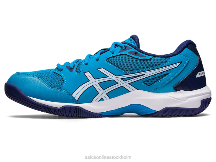 Asics gel-rocket 10 män D6D0461 ö blå/vit