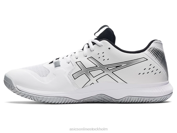 Asics gel-taktik män D6D01561 vit/rent silver