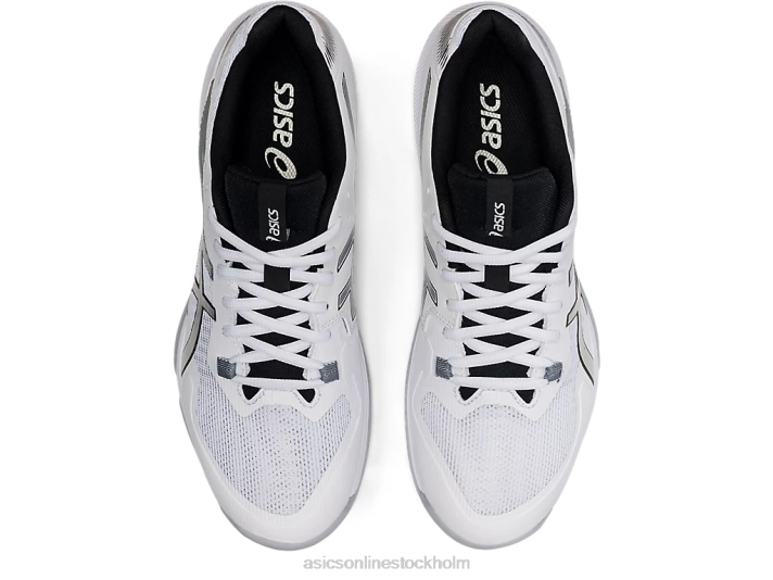 Asics gel-taktik män D6D01561 vit/rent silver