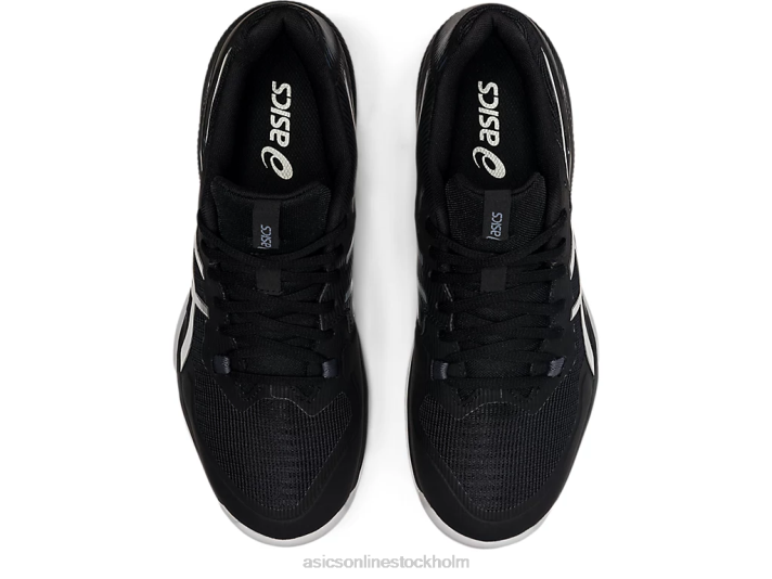 Asics gel-taktik män D6D01593 svart/rent silver