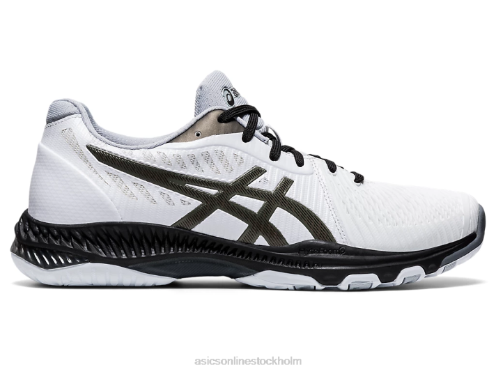 Asics netburner ballistic ff 2 män D6D01872 vit/gunmetall