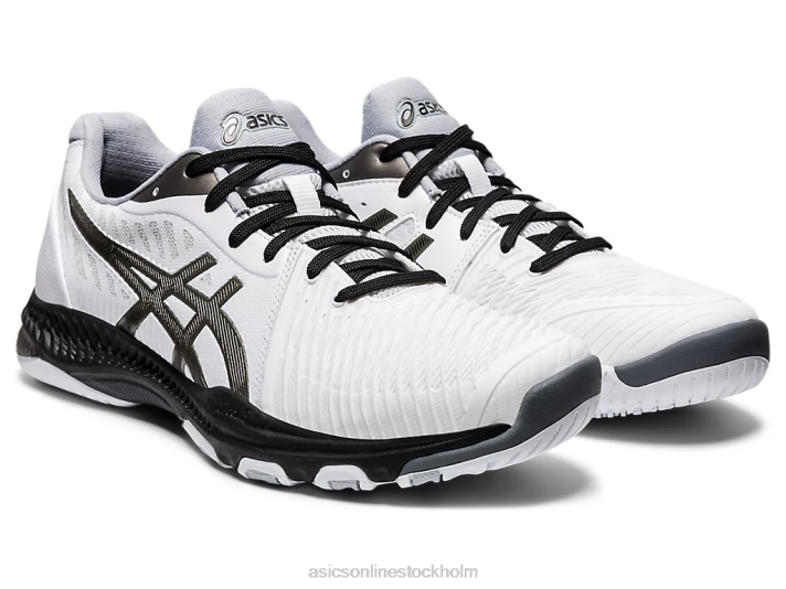 Asics netburner ballistic ff 2 män D6D01872 vit/gunmetall