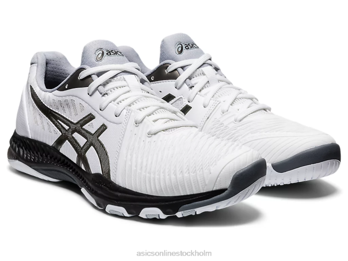 Asics netburner ballistic ff 2 män D6D01872 vit/gunmetall
