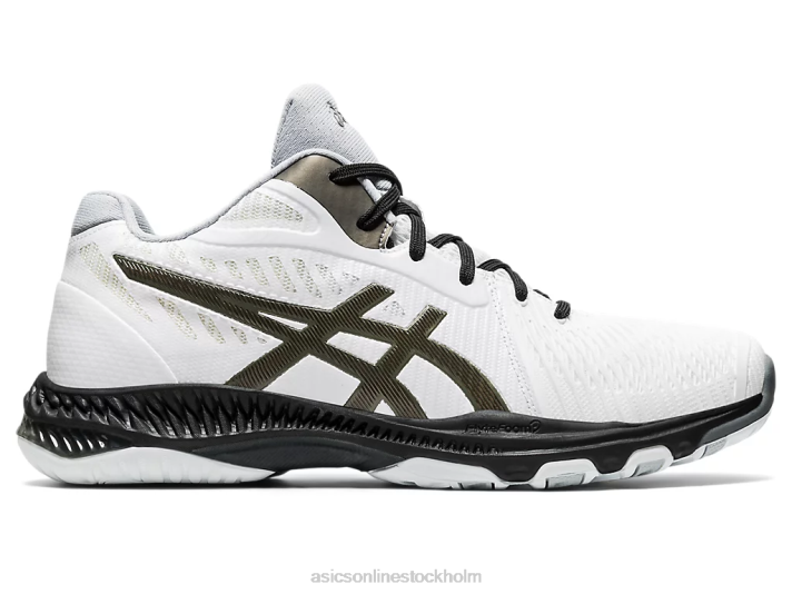 Asics netburner ballistic ff mt 2 män D6D02066 vit/gunmetall